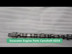 6D34 เพลาข้อเหวี่ยง ME081737 เพลาข้อเหวี่ยงเครื่องยนต์หลอมเหล็ก