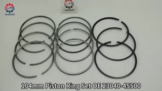 ชุดแหวนลูกสูบ 104 มม. OE 23040-45500 สำหรับเครื่องยนต์ดีเซล HYUNDAI HD56 HD78 D4DD