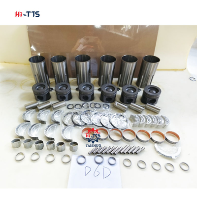 เครื่องขุด EC210B EC240B คิตซ่อมเครื่องยนต์ D6D Liner Kit 0450-1365 VOE20460009