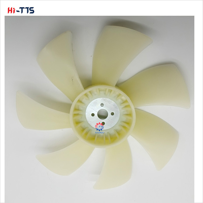 ZAX50 4 หลุม 7 ใบ พัดลมใบสําหรับเครื่องยนต์อะไหล่