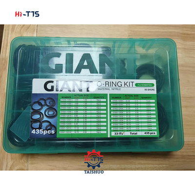เครื่องขุดกล่อง O-Ring SK100 SK200 SK300 NRB90° 360PCS O Ring Kit