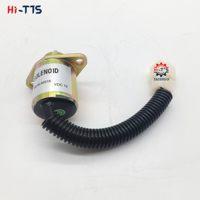 12V เครื่องขุดเครื่องยนต์ชิ้นส่วน ปริมาณน้ํามันหยุดซอลีนอยด์วาล์ว 16616-80016