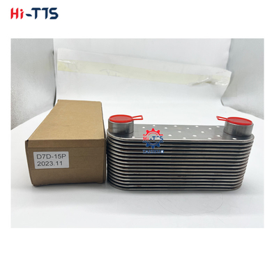 D7D-15P หัวเครื่องเย็นน้ํามันสําหรับเครื่องขุดอะไหล่
