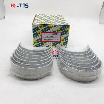 6D125 ส่วนของเครื่องยนต์ดีเซล ครางชอฟต์ หัวหัก 6150-21-8010