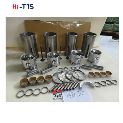 เครื่องบดรถยนต์ซ่อมแซมยนต์ 4D130 ซิลินเดอร์ ไลน์เนอร์คิต 6114-31-2111 พิสตัน 6114-30-2303 แหวน