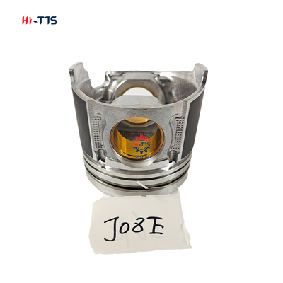 เครื่องขุดเครื่องยนต์ พิสตัน J08E S130A-E0160 S130B-E0390 S130A-E0100 13306-1080