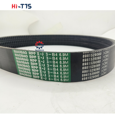 8981529060 ZX360-5A ZX210-5G อะไหล่ทดแทน พัดลมเครื่องยนต์รถขุด สายพาน AX Type ยาง V