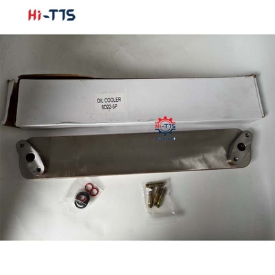 5P 6D22 คอร์ล Oil Cooler ประสิทธิภาพสูง อะไหล่รถบรรทุก