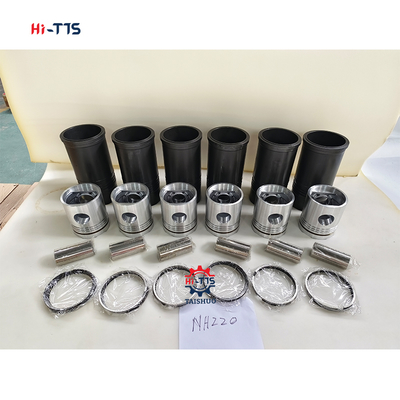 เครื่องยนต์ NH220 Liner Kit พิสตอน 6620-31-2110 ซิลินเดอร์ลินเนอร์คิต 184400 6610-21-2213