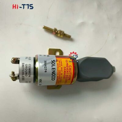 Hi-TTS วาล์วโซเลนอยด์ปิดน้ํามัน 24 วอลล์ใหม่ 3864274 สําหรับ NT855 KTA19 KTA38 K50 เครื่องจักรกลก่อสร้างเครื่องยนต์ดีเซล