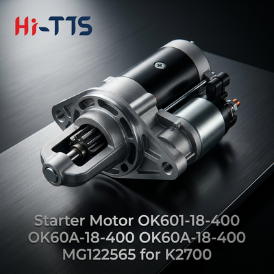 อะไหล่เครื่องยนต์ก่อสร้าง มอเตอร์เริ่มเครื่อง 12 วอล 2.2KW 11T 03111-4200 0K601-18-400 0K60A-18-400 สําหรับเครื่องยนต์ดีเซล K2700
