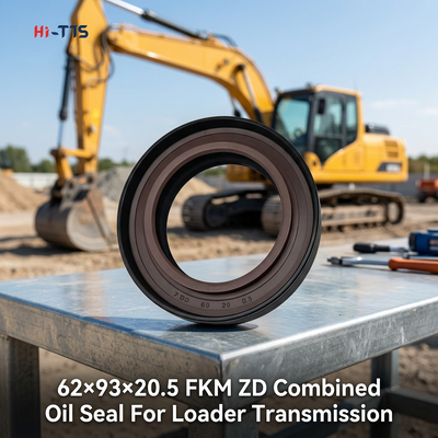 ZD62×93×20.5 FKM Double Spring Rectangular Combined Skeleton Oil Seal For Mini Loader Gearbox Transmission Shaft Seal ชิ้นส่วนสํารอง สําหรับเครื่องบรรทุกขนาดเล็ก