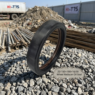 ซีลน้ำมันโครงกระดูกสปริงคู่แบบสี่เหลี่ยม ZD 150×180×16/30 เหมาะสำหรับ CG30B CG930 ZL30B-II ZL30E CG932H LW300F/KV CLG830 LG833 XG930 LG930 SEM630 ซีลทดแทนตัวลดล้อรถตัก