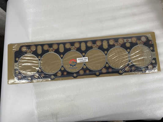 FD6T FD6-T ชุดปะเก็นเครื่องยนต์ ปะเก็นฝาสูบโลหะ สีดำ